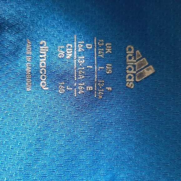 Adidas Climacool Long Sleeve Blue Large Top Men's - Picture 3 of 10